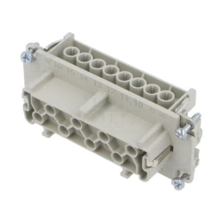 Conector: HDC; inserturi de contact; mamă; EPIC H-BE; PIN: 16; 16A