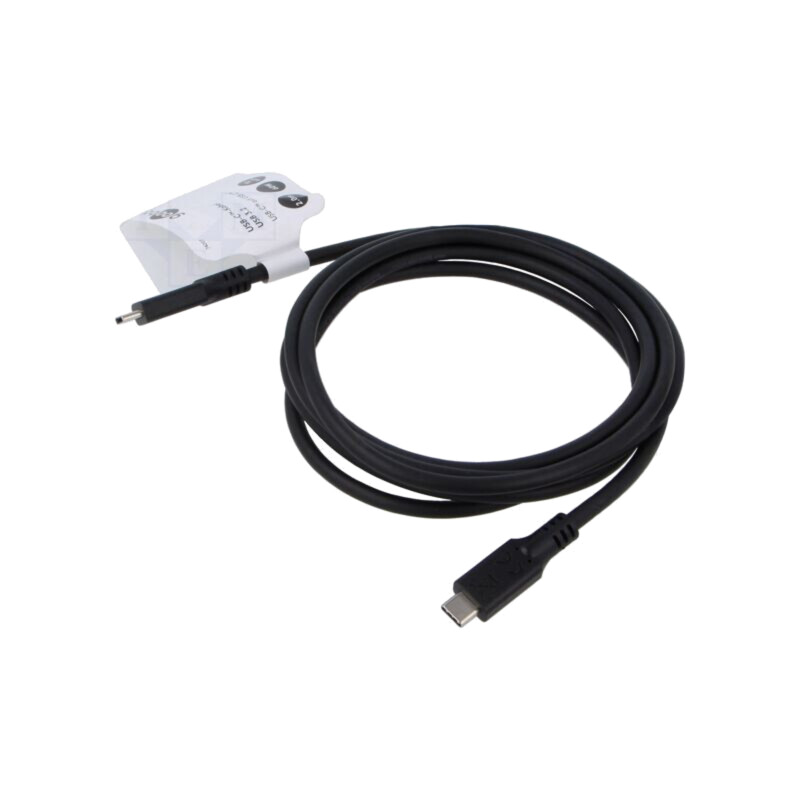 Cablu; Thunderbolt 3,Thunderbolt 4,USB 3.2; 2m; negru; 10Gbps Cablu; Thunderbolt 3,Thunderbolt 4,USB 3.2; 2m; negru; 10Gbps