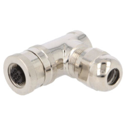 Conector: M12; mufă; PIN: 4; mamă; 250V; în unghi 90°; IP67; pe cablu