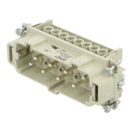 Conector: HDC; inserturi de contact; tată; EPIC H-BVE; PIN: 8; 16A
