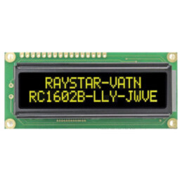 Afişaj: LCD; alfanumerice; VA Negative; 16x2; 80x36x13,2mm; LED