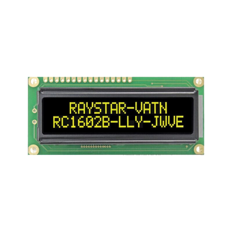 Afişaj: LCD; alfanumerice; VA Negative; 16x2; 80x36x13,2mm; LED Afişaj: LCD; alfanumerice; VA Negative; 16x2; 80x36x13,2mm; LED