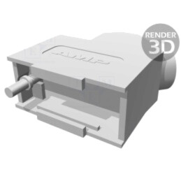 Enclosure for connectors: D-Sub; D-Sub 9pin,D-Sub HD 15pin