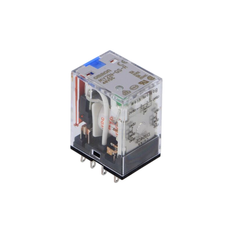 Releu: electromagnetic; DPDT; Ubobină: 48VDC; Icontacte max: 10A Releu: electromagnetic; DPDT; Ubobină: 48VDC; Icontacte max: 10A