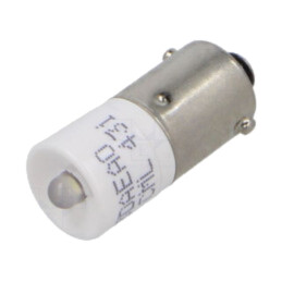 Lampă LED; albă; BA9S; 28VDC; 28VAC; Nr.diode: 1; OptoHiT