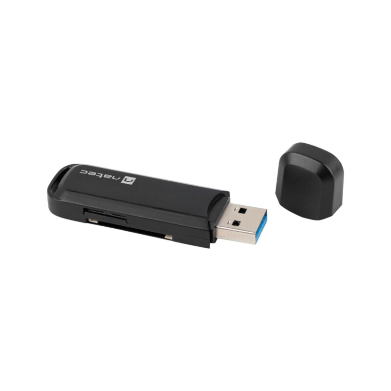 Cititor card: memorie; USB A mufă; USB 3.0; neagră; 5Gbps