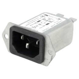Conector: alimentare AC; soclu; tată; 4A; 250VAC; C14 (E); 5120