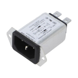 Conector: alimentare AC; soclu; tată; 4A; 250VAC; C14 (E); 5120