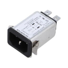 Conector: alimentare AC; soclu; tată; 10A; 250VAC; C14 (E); 5120