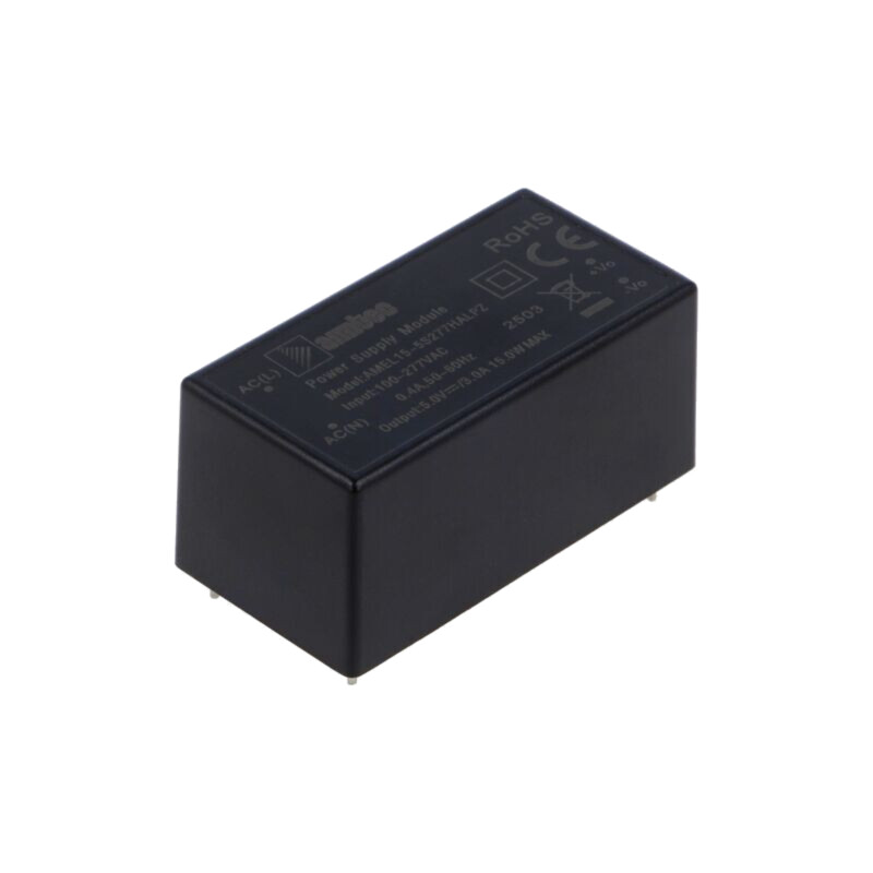 Convertor: AC/DC; 15W; Uintr: 85÷305VAC,100÷430VDC; Uieş: 5VDC Convertor: AC/DC; 15W; Uintr: 85÷305VAC,100÷430VDC; Uieş: 5VDC