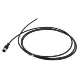 Cablu: pentru senzori/automatizări; M12; PIN: 4; drept; 2m; mufă