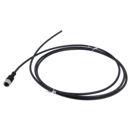 Cablu: pentru senzori/automatizări; M12; PIN: 4; drept; 2m; mufă