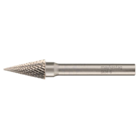 Freză biax; Ø: 3mm; L: 38mm; metal; Lung.element lucru: 12mm; 6