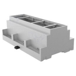 Carcasă: pentru şină DIN; Y: 90mm; X: 159mm; Z: 53mm; PPO; gri