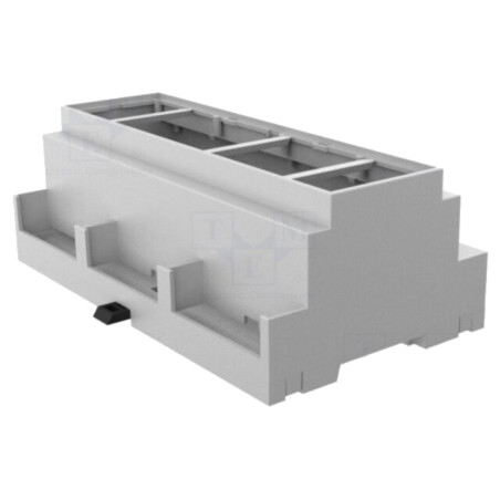 Carcasă: pentru şină DIN; Y: 90mm; X: 159mm; Z: 53mm; PPO; gri