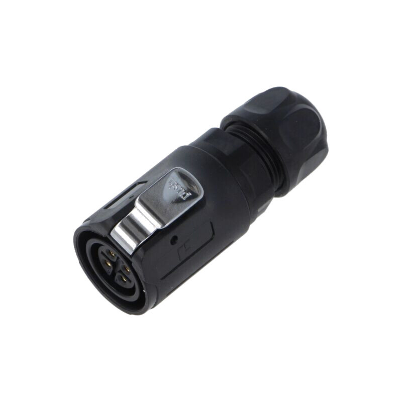 Conector: circular; mufă; mamă; 02; 10A; 400V; PIN: 4; IP67; drept Conector: circular; mufă; mamă; 02; 10A; 400V; PIN: 4; IP67; drept