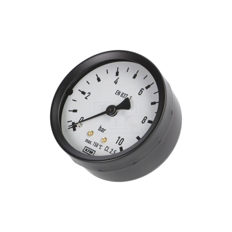 Manometru; -1÷3bar; Clasa: 2,5; 63mm; Temp: -20÷60°C; plastic