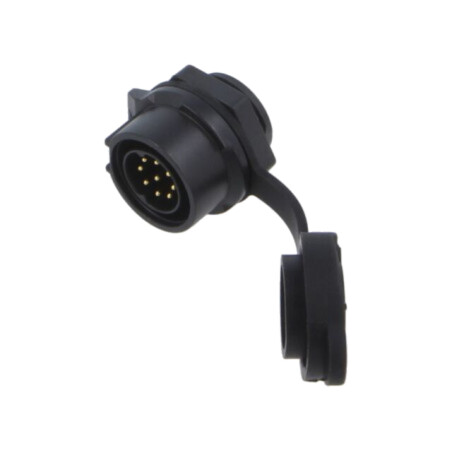Conector: circular; mufă; mamă; 02; 5A; 250V; PIN: 8; IP67; drept