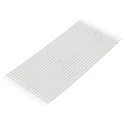 Conector: cablu jumper flexibil; P.cablu-bandă: 2,54mm; drepte