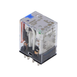 Releu: electromagnetic; DPDT; Ubobină: 12VDC; Icontacte max: 10A