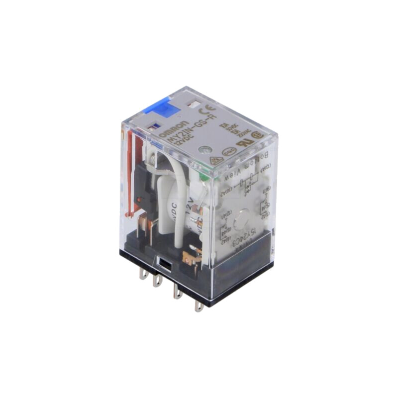 Releu: electromagnetic; DPDT; Ubobină: 12VDC; Icontacte max: 10A Releu: electromagnetic; DPDT; Ubobină: 12VDC; Icontacte max: 10A
