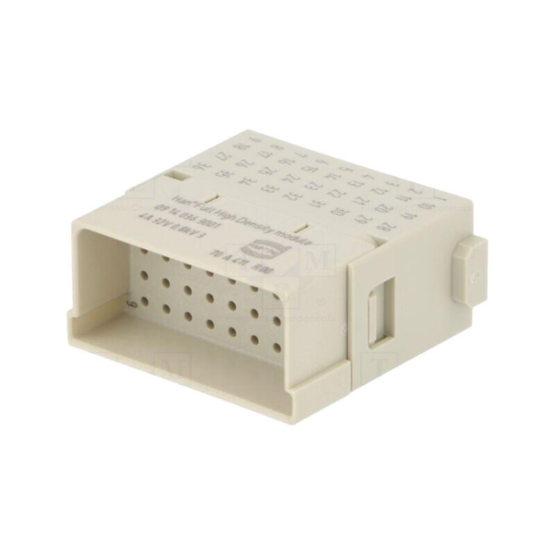 Conector: HDC; modul; mamă; 4A; 32V; Han-Modular®; PIN: 36; crimpat Conector: HDC; modul; mamă; 4A; 32V; Han-Modular®; PIN: 36; crimpat