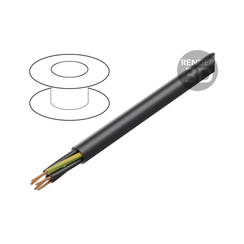 Cablu; ÖLFLEX® ROBUST 210; 18G1mm2; neecranat; 300V,500V; Cu Cablu; ÖLFLEX® ROBUST 210; 18G1mm2; neecranat; 300V,500V; Cu