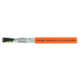 Cablu: pentru servomotoare; hibrid,TOPSERV®119; portocalie; Cu