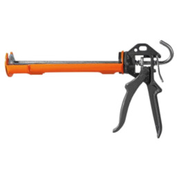 Pistol dozator; pentru siliconi,tuburi de 300ml; aluminiu