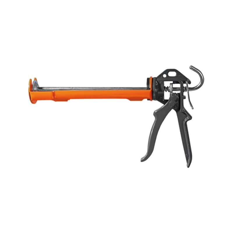 Pistol dozator; pentru siliconi,tuburi de 300ml; aluminiu