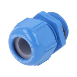 Garnitură de etanşare; M32; 1,5; IP68; poliamidă; albastră