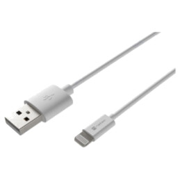 Cablu; USB 2.0; mufă Apple Lightning,USB A mufă; 1m; alb; 12W