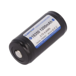 Acumul: Li-Ion; 18350; 3,7V; 1100mAh; Ø18,6x39mm; 8A