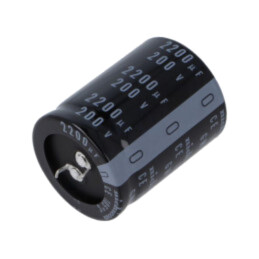 Condensator: electrolitic; SNAP-IN; 2200uF; 200VDC; Ø35x45mm; ±20%