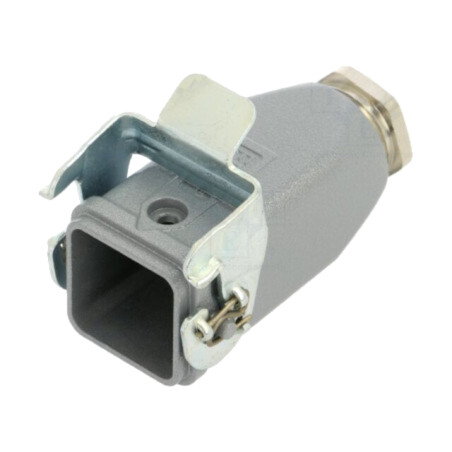 Enclosure for connectors: HDC; size H-A 3; for cable; with latch