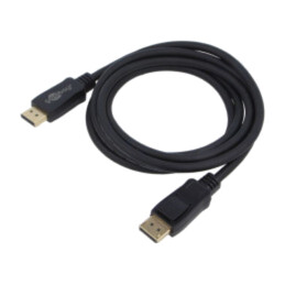 Cablu; DisplayPort mufă,din ambele părţi; PVC; Lung: 3m; negru