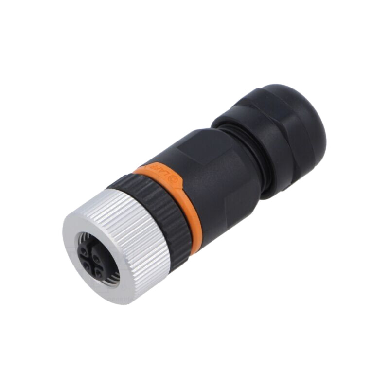Conector: M12; mufă; PIN: 4; mamă; 250V; drept; IP67; pe cablu; aurit Conector: M12; mufă; PIN: 4; mamă; 250V; drept; IP67; pe cablu; aurit