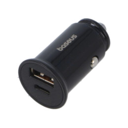 Alimentator USB; USB A soclu,USB C soclu; Tens.alim: 12÷24VDC