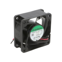 Ventilator: DC; axial; 12VDC; 60x60x25mm; 62m3/h; 41,7dBA; bilă