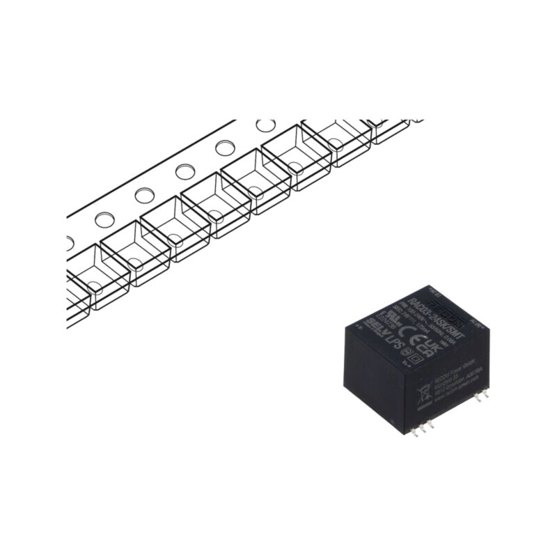 Convertor: AC/DC; 3W; Uintr: 85÷264VAC,120÷370VDC; Uieş: 24VDC
