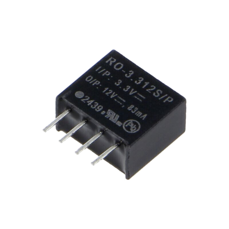 Convertor: DC/DC; 1W; Uintr: 2,97÷3,63VDC; Uieş: 12VDC; Iieş: 83mA Convertor: DC/DC; 1W; Uintr: 2,97÷3,63VDC; Uieş: 12VDC; Iieş: 83mA
