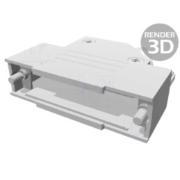 Enclosure for connectors: D-Sub; D-Sub 25pin,D-Sub HD 44pin
