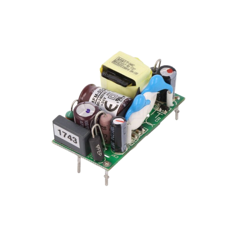 Convertor: AC/DC; 5W; Uintr: 80÷264VAC; 24VDC; Iieş: 230mA; OUT: 1
