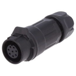 Conector: circular; mufă; dimensiune 12; 02; mamă; PIN: 8; 125V; 3A