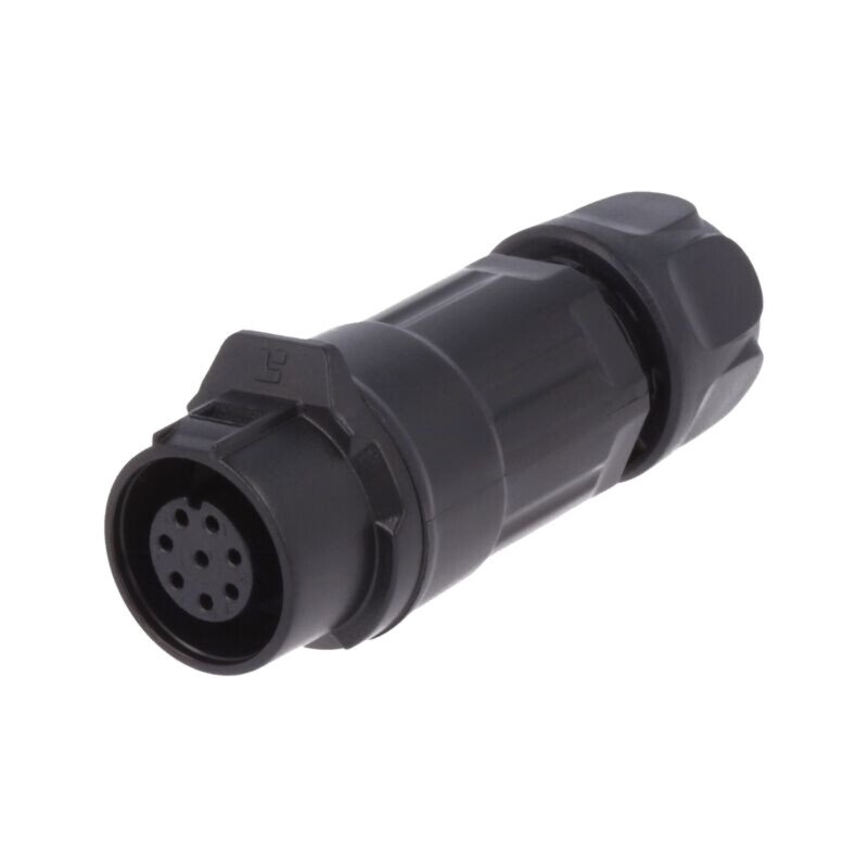 Conector: circular; mufă; dimensiune 12; 02; mamă; PIN: 8; 125V; 3A
