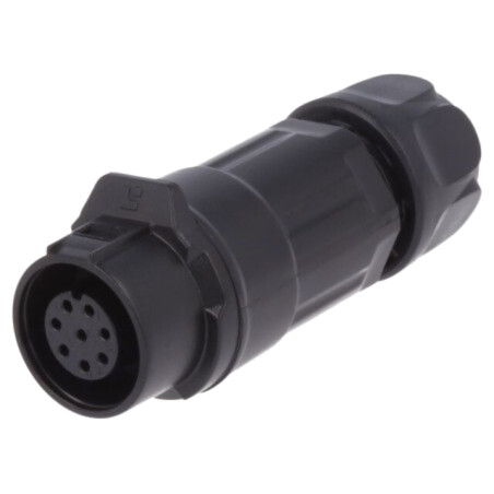 Conector: circular; mufă; dimensiune 12; 02; mamă; PIN: 8; 125V; 3A