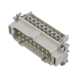 Conector: HDC; inserturi de contact; tată; EPIC H-BE; PIN: 16; 16A