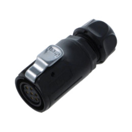 Conector: circular; mufă; mamă; 02; 5A; 250V; PIN: 5; IP67; drept