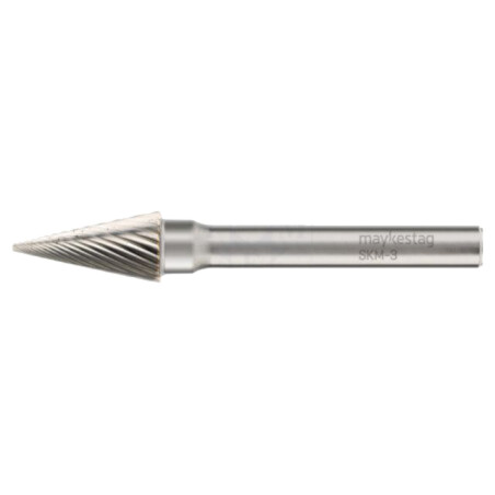 Freză biax; Ø: 3mm; L: 38mm; metal; Lung.element lucru: 12mm; 3