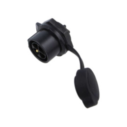 Conector: circular; soclu; tată; 02; 20A; 500V; PIN: 4; IP67; drept